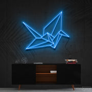 Origami Swan Neon Sign