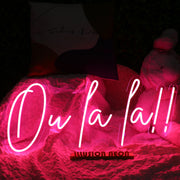 Ou La La Red Neon Sign