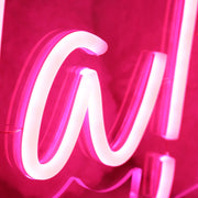 Ou La La Red Neon Sign