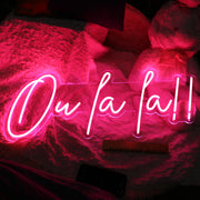 Ou La La Red Neon Sign