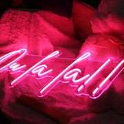 Ou La La Red Neon Sign