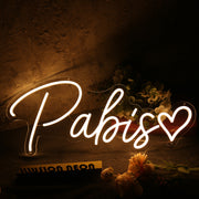 Pabis Yellow Neon Sign