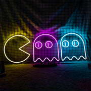 Pac-Man Neon Sign