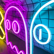 Pac-Man Neon Sign