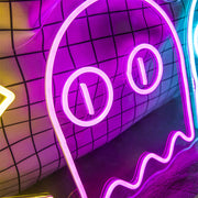 Pac-Man Neon Sign