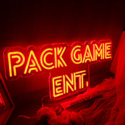 Pack Game Ent Neon Sign