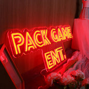 Pack Game Ent Neon Sign