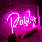 Paisley Pink Neon Sign