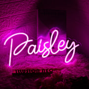 Paisley Pink Neon Sign