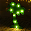 Steel Marquee Letter Palm Tree Green Led High-End Custom Zinc Metal Marquee Light Marquee Sign