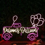 Palowa's Balloon Car Neon Sign