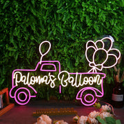 Palowa's Balloon Car Neon Sign