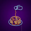 Pancakes Neon Sign