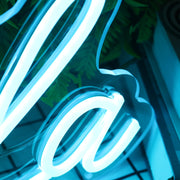 Paola Blue Blue Neon Sign