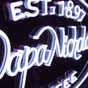 Papa Nicholas Coffee Neon Sign