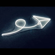 Paper Plane Neon Sign