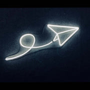 Paper Plane Neon Sign