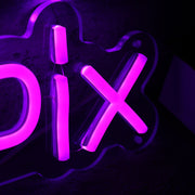 Papis Pix Purple Neon Sign