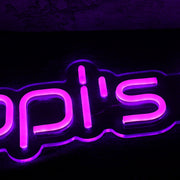 Papis Pix Purple Neon Sign