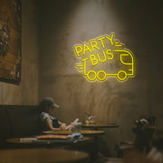 Party Bus LED Neon Sign