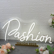 Pashion White Neon Sign