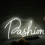 Pashion White Neon Sign