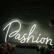 Pashion White Neon Sign