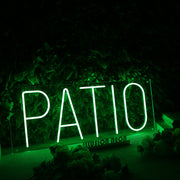 Patio Green Neon Sign