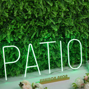 Patio Green Neon Sign