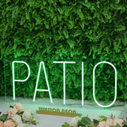 Patio Green Neon Sign