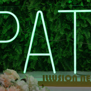 Patio Green Neon Sign