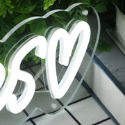 Patio Vibes White Neon Sign