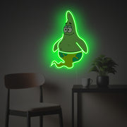 Patrick Ghost LED Neon Acrylic Artwork