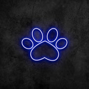 Paw Print Neon Sign