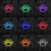 Paw Print Neon Sign