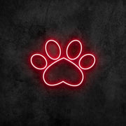 Paw Print Neon Sign