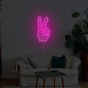 Peace Neon Sign