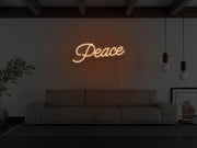 Peace Neon Sign