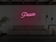 Peace Neon Sign