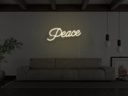 Peace Neon Sign