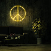 Peace Neon Sign