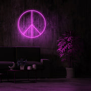 Peace Neon Sign