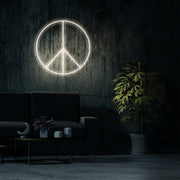 Peace Neon Sign