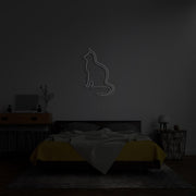 Peaceful Cat Neon Sign