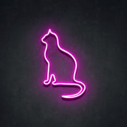 Peaceful Cat Neon Sign