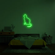 Peaceful Cat Neon Sign