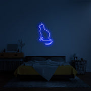 Peaceful Cat Neon Sign