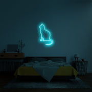 Peaceful Cat Neon Sign