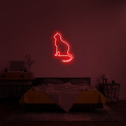 Peaceful Cat Neon Sign