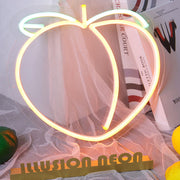 Peach Neon Sign